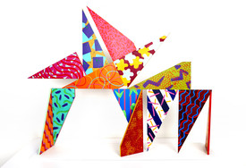 Hartford Courant:  Artist's Fascination With Asia Inspired Origami-Like Exhibit