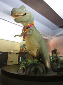 Museum’s Dinosaur Leads Campaign for Donations of Knitwear