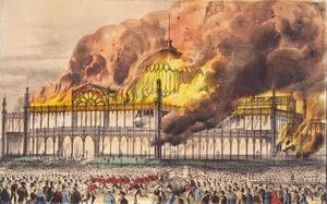 The Burning of New York's Crystal Palace
