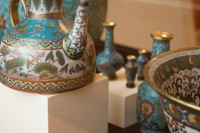 Chinese Cloisonné display, Cabinets of Curiosity, George Walter Vincent Smith Art Museum