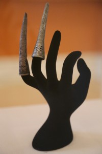 Chinese Fingernail Guards, 19th Century, Silver