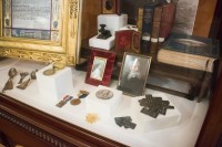 Memorabilia Display, Founders GWV Smith and Belle Townsley Smith, Cabinets of Curiosity, George Walter Vincent Smith Art Museum