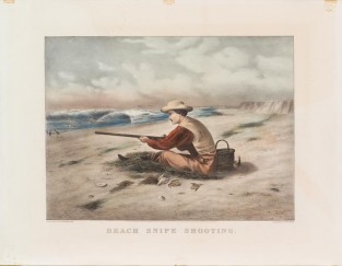 Scene Of A Man Sitting In Sand On Beach