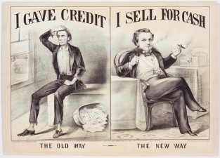 Two separate images side by side of two men in different poses