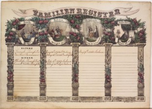 Title in banner across top