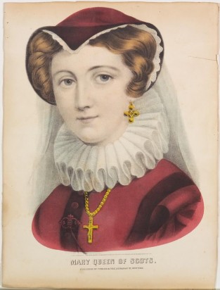 Woman wearing red dress