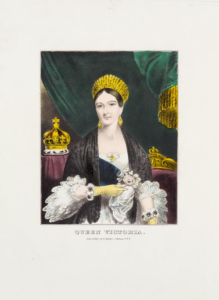 Woman wearing crown at center