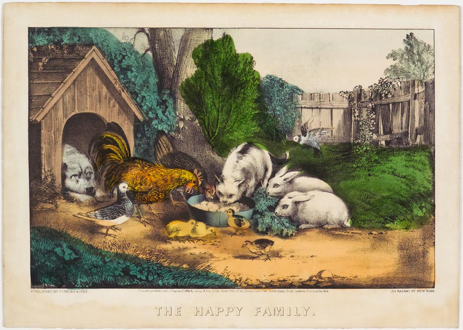 The Happy Family, Currier & Ives | Springfield Museums