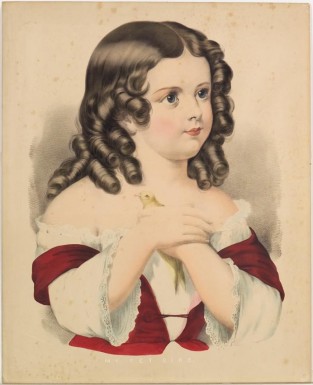 Young Girl At Center In White