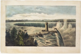 Niagara Falls in background