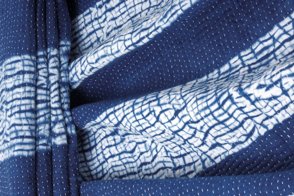 Indigo Shibori Quilt
