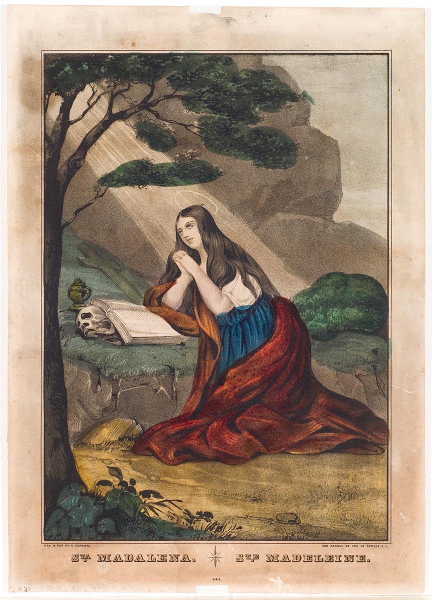 Woman in white blouse