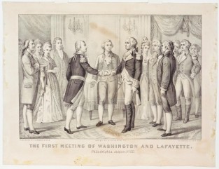 Lafayette Standing To Left Of Center
