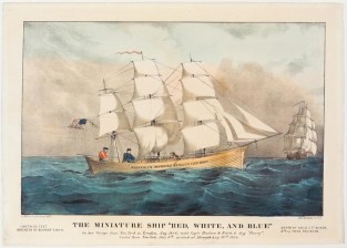 Center of image ship "Ingersolls' Improved Metallic Lifeboat