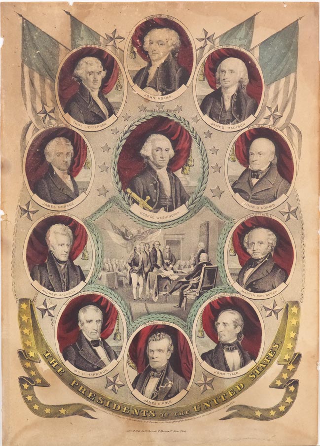 Ovals of 11 Presidents