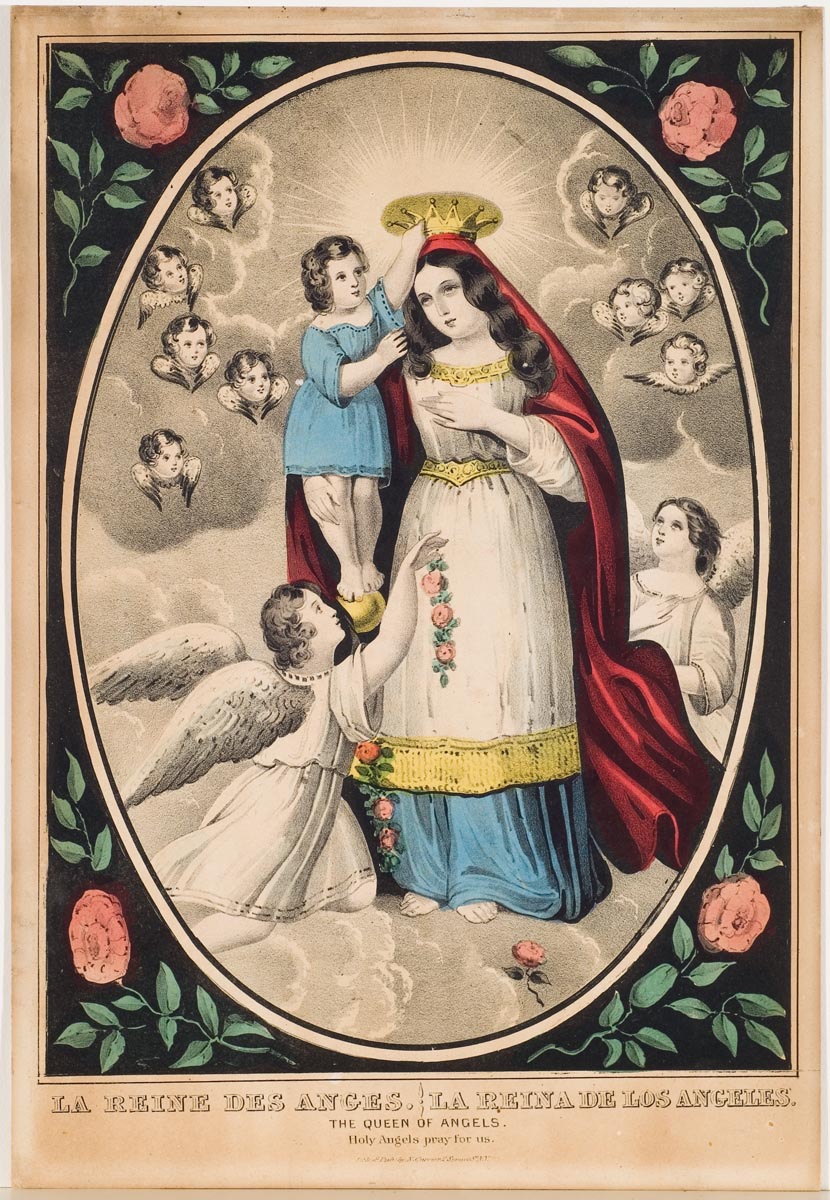 Woman at right center