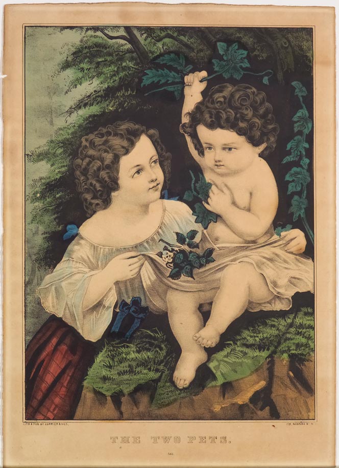 Woman to left wearing white blouse