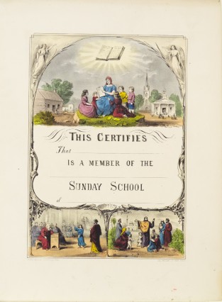 Ready to fill in certificate at center of image