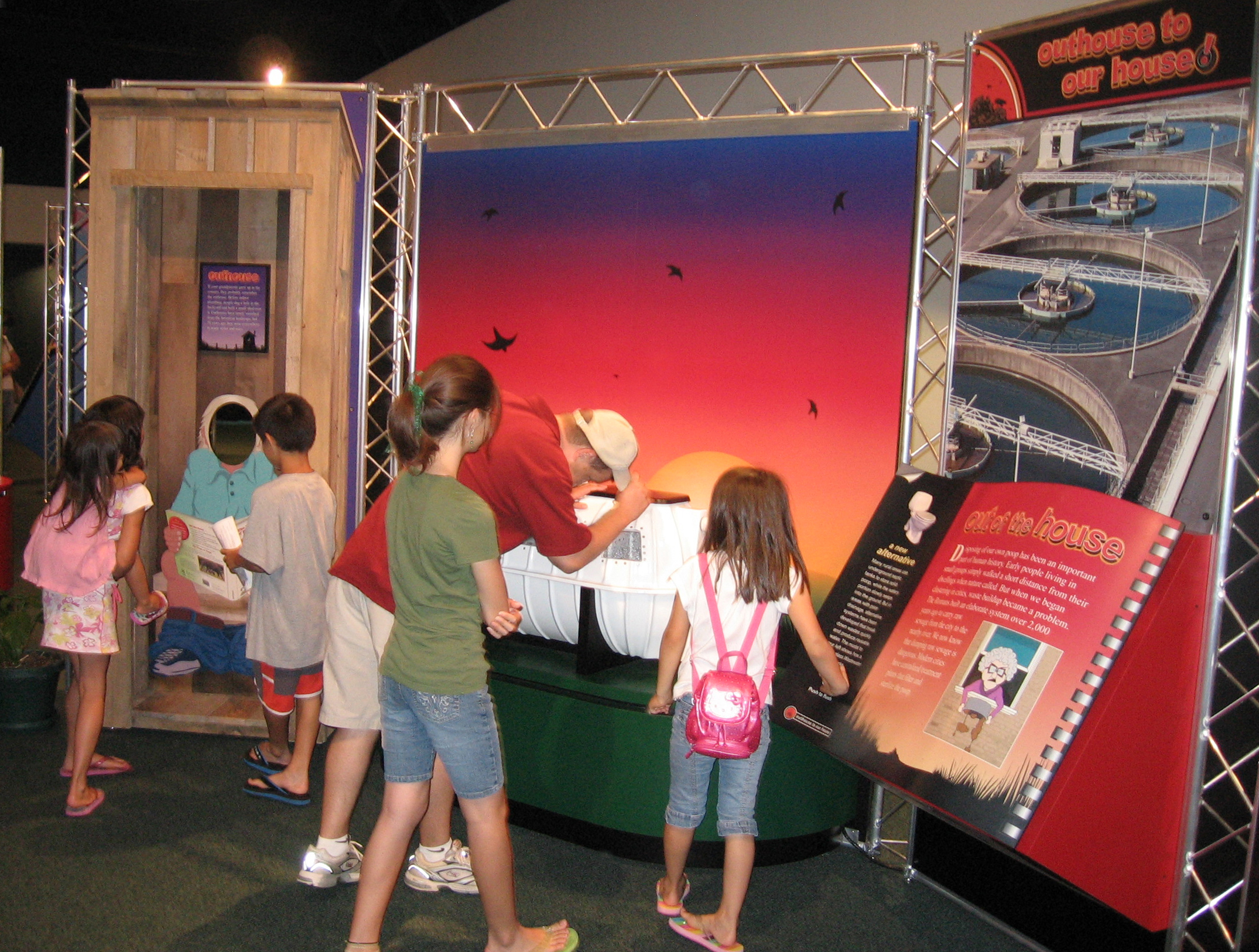 Scoop on Poop exhibit station