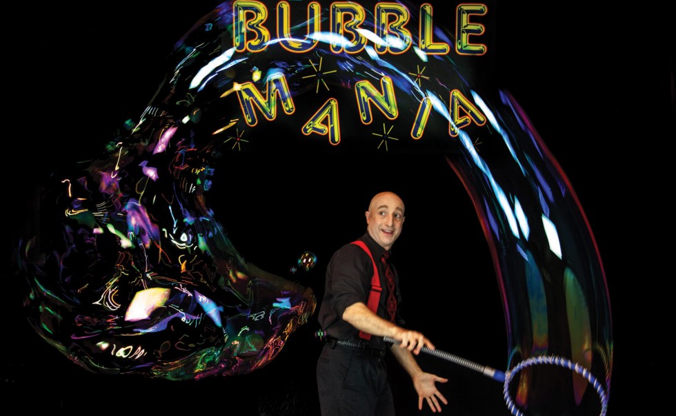 Casey Carle with large bubble