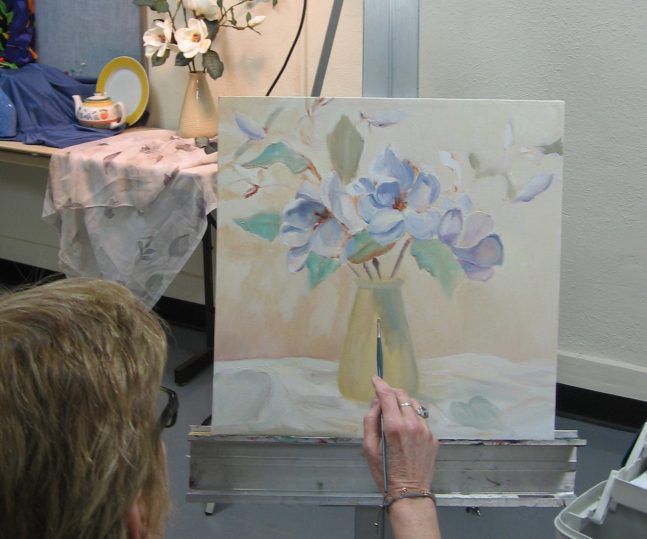 Still Life Painting of flowers