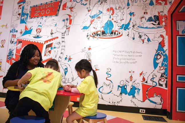 Forest Park Zoo Interactive in the Dr. Seuss Museum
