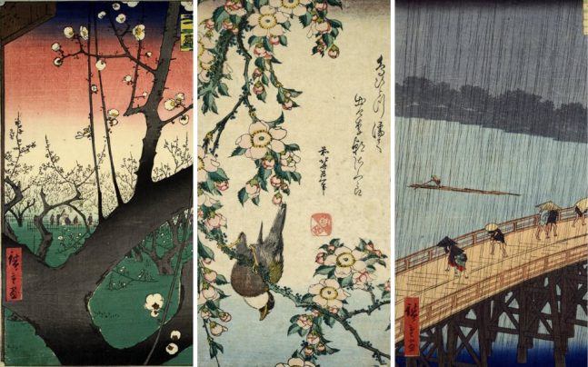 Trio of Japanese prints from the permanent collection