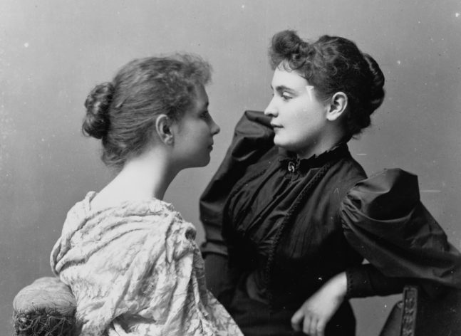 Helen Keller and Anne Sullivan