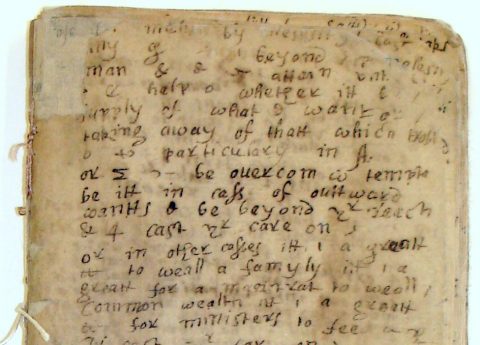 Image of a fragment of a sermon by John Pychon