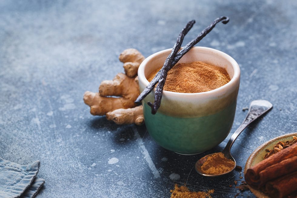 Ginger and Cinnamon with Tea