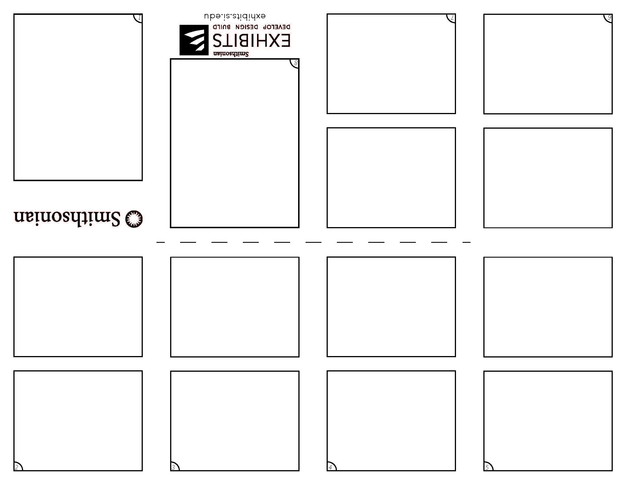 8 Page Comic Template