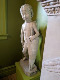 Putti by Settignano plaster cast statue