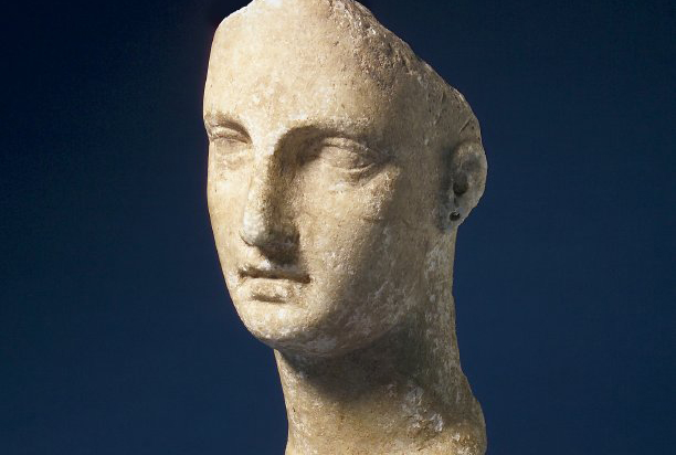 Female bust sculpture from Greece
