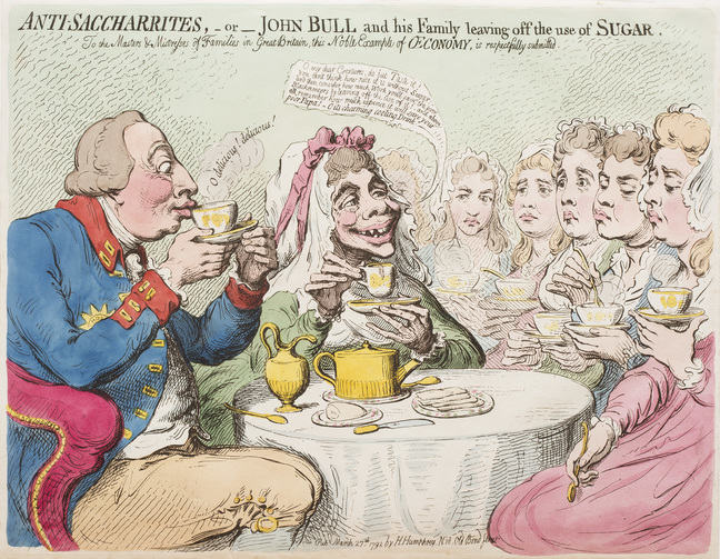 Caricature of King George III