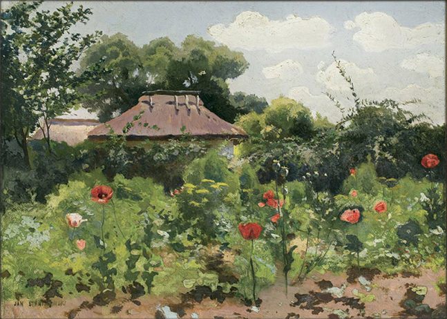 Impressionist painting by a polish artist