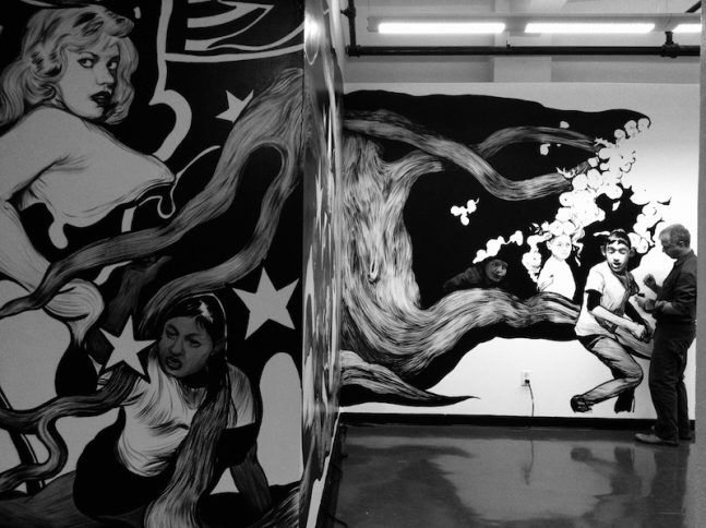 Mural by Hugo Crosthwaite