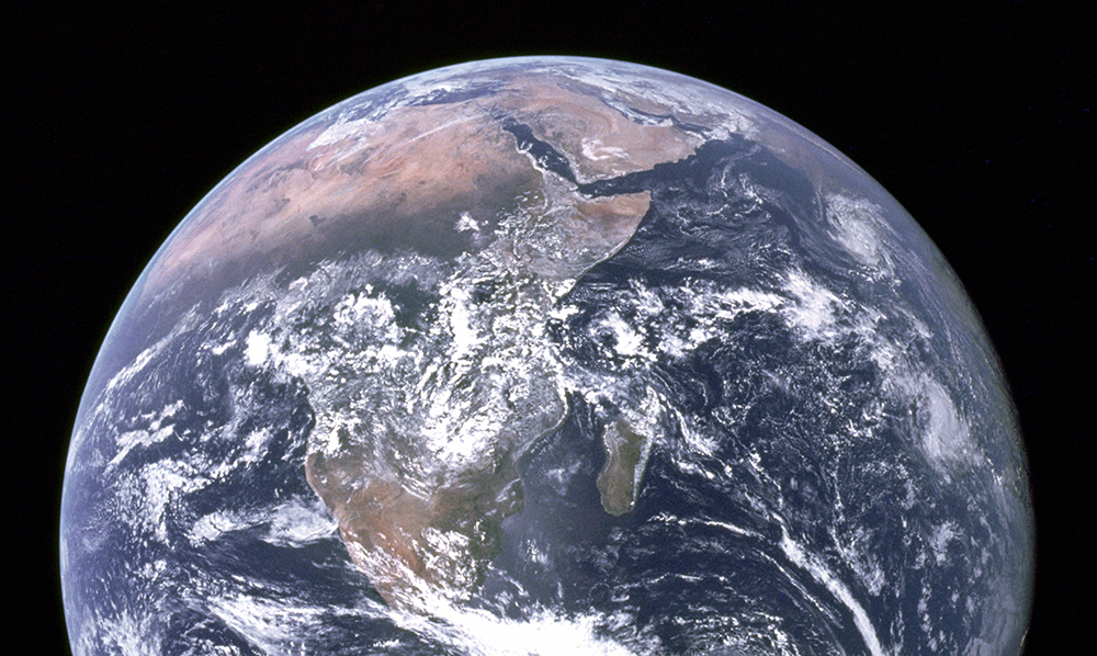 The Earth as seen from space