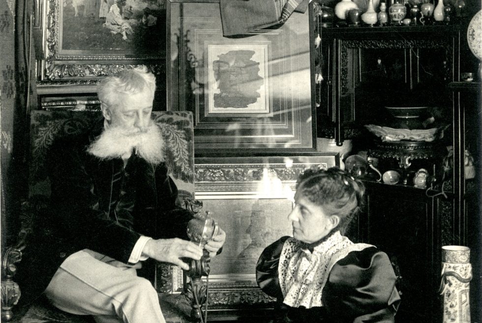 George Walter Vincent Smith and Belle Townsley Smith with Collection Objects, 1890s