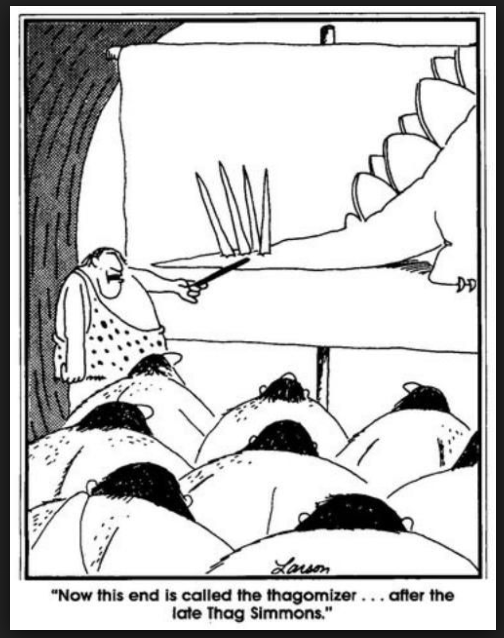 Gary Larson cartoon