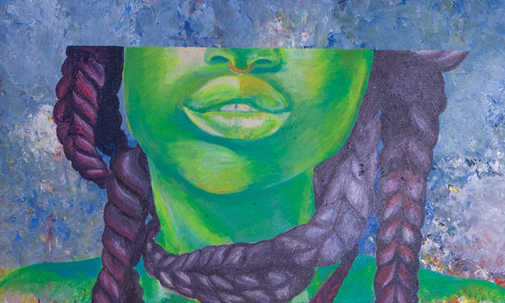 Portrait of an African American woman