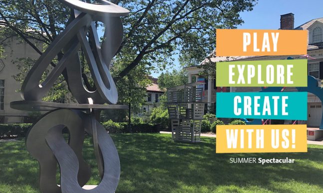 Modern Sculptures on the Museums Grounds