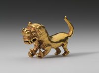 Jaguar effigy pendant, Diquís, 700-1520