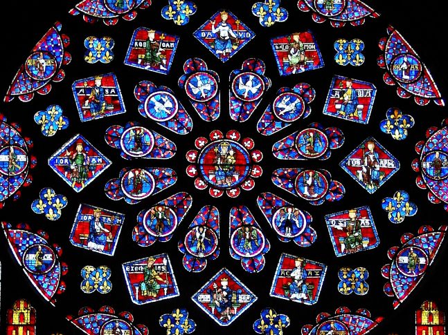 stained glass window