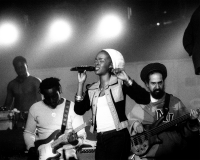 Singer Lauryn Hill performs on stage
