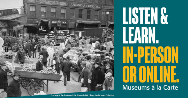 Photo of pushcart peddlers selling seasonal produce circa 1940