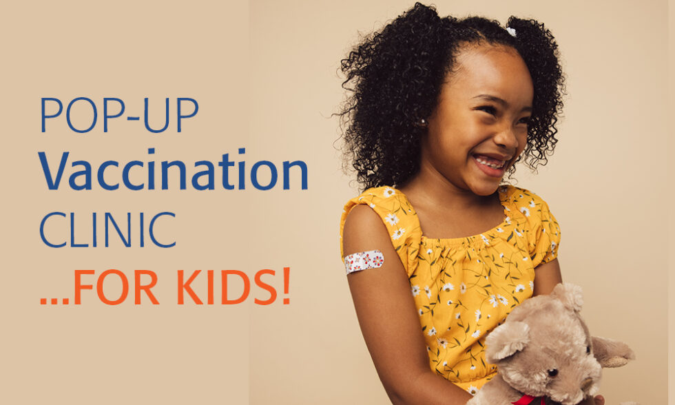 Clinique de vaccination éphémère pour les enfants