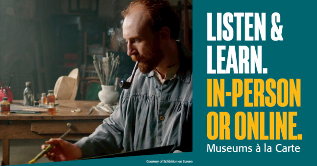 Actor portraying artist Vincent Van Gogh