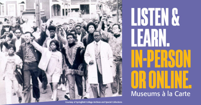 Springfield College students protesting circa 1969-1970