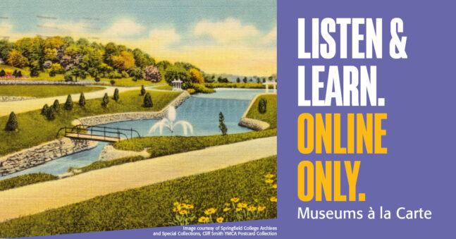 Postcard illustration of Forest Park