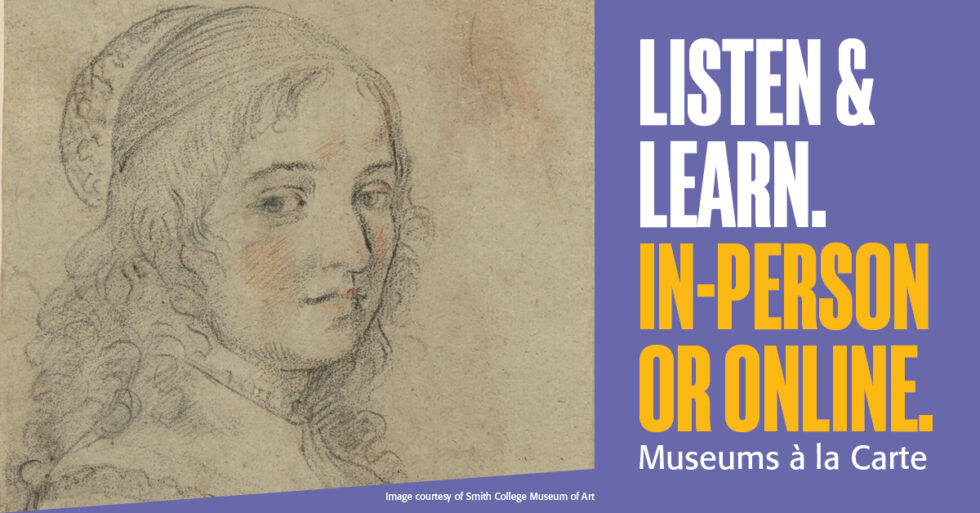 Portrait of a woman in black and red pencil